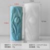 Jiahuimei Flor Tulipa Cilíndrica Vela de Aromaterapia Molde de Silicone DIY Vela Artesanal Ornamento de Gesso Abrasivos