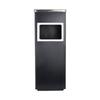 Cubo de basura de acero inoxidable para vestíbulo de hotel, cubo extintor de humo con cenicero, cubo para fumar, cubo vertical para pasillo de entrada de ascensor