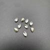 Joias para unhas broca transparente com base pontiaguda super brilho grande coração torto machado gotas d'água quadrado gordinho borboleta diamante branco acessórios para unhas atacado