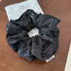 Scrunchie Liso Colorido Sólido Estilo Coreano para Mulheres, Elástico para Rabo de Cavalo Baixo, Acessório de Cabelo Simples e Sofisticado Francês