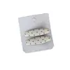 Mismo Estilo Pinza Metálica de Lunares Pinza de Pato para Mujeres Bonita Pinza para Flequillo Lateral Accesorio para el Cabello Pasador Pasador