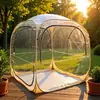 Tenda de bola transparente à prova de vento, tenda de malha à prova de mosquitos, vários tamanhos e estilos