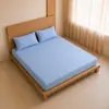 Sábana bajera individual de algodón de fibra larga de Xinjiang, grado 40A, 100% algodón, protector de colchón de algodón puro, funda de colchón para dormitorio de estudiante, funda de almohada, estilo ins
