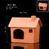 Abrigo Casa Aquário Paisagismo Orifício de Desova Ninho Pequeno de Hamster Casa de Camarão Tanque de Criação Argila Vermelha Argila Abrigo Alevino de Bagre Desova