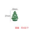 YQT Natal boneco de neve tridimensional pinguim diy acessórios de resina brincar de comida design original fogueira casa de neve enfeites de boneca