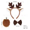 Faixa de Cabelo Tiara de Galhos de Natal Grampo de Cabelo Faixa de Cabelo Faixa de Cabelo Fada da Floresta Super Fada Faixa de Cabelo Feminina Popular Desenho Animado Fofo Tiara de Alce