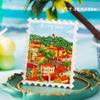 Sellos Turismo Atracciones Creativas de la Ciudad Pintura a Color Dibujo Animado Creativo Calcomanías Magnéticas Calcomanías para Refrigerador Conmemorativo Regalo de Acompañamiento Personalización