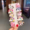 Horquilla para el pelo con forma de pico de pato para niña, serie de helados, dibujos animados, accesorios para el cabello