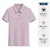Camisa de Nylon de Alta Elasticidad para Hombre con Cuello de Solapa, Camisa Polo de Manga Corta, Bordado y Estampado Personalizado de Empresa, Camiseta de Trabajo