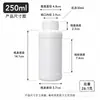 Botella química de plástico blanco HDPE engrosado en stock 100ml botella dispensadora de reactivos almacenamiento de polvo botella vacía