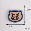 Patches Bordados de Coelho e Gato Desenho Animado Feitos à Mão, Patches Autoadesivos DIY para Roupas e Bolsas, Fofos Feitos à Mão