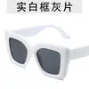 Gafas de Sol de Transmisión en Vivo Estilo Xiaohongshu, Gafas Nuevas de Marco Grande, Gafas de Sol a la Moda que Modifican el Rostro
