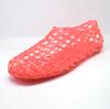 Zapatos Planos Cómodos de Corte Bajo, Zapatos de Mujer de Tacón Bajo Fino, Sandalias Cerradas Perforadas de Cristal para Exteriores Casuales, Zapatos de Verano para Mujer