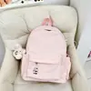 Mochila de estilo japonés Ins, nueva, de alto valor estético, fresca y dulce, de colores caramelo, para chicas de secundaria y preparatoria, mochila de viaje