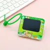 1611 # Chaveiro Pingente de Quadro de Rabiscar Mini LCD Moderno Exquisite Decoração para Bolsa e Mala Presente Pequeno