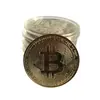 Medalla conmemorativa Bit Bitcoin bit B moneda extranjera moneda virtual artesanías de metal moneda de oro y plata estadounidense regalo