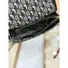 Bolso de Silla Bordado D Bobby Correa Ancha para el Hombro Bolso Semicircular en Forma de Herradura Bolso Cruzado de Hombro de Moda para Mujer 2024
