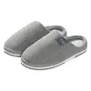 Pantuflas de Algodón para Hombre 2026 Nuevas Otoño e Invierno para Interiores Hogar Antideslizantes Forradas de Felpa Talla Grande Pantuflas para Personas Mayores Pantuflas de Invierno para Hombre