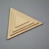 Viruta de Madera Triangular Escama Color Madera Material para Decoración Manualidades Modelo DIY Grabado Láser Grueso 5mm