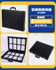 Caja de Tarjetas de Color Cuero PU Perfil de Aleación de Aluminio Caja de Muestras Bloque de Muestras Caja de Exhibición de Tarjetas de Color Gabinete Cartera Exhibidor de Mármol