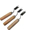 Cuchillo para piña de acero inoxidable, Pelador de piña, Tenedor para piña, Extractor de ojos en forma de V, Pala para piña, Cuchillo para fruta de tienda de dos yuanes