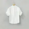 Camisa retro de manga corta con retazos a rayas estilo japonés para hombre, camisa casual holgada de moda estilo montaña para parejas, nicho de verano