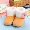 Zapatos gruesos para bebé con forro polar de invierno, suela suave, cálidos, 0-12 meses, para niños y niñas pequeños, zapatos calcetín, zapatos de algodón