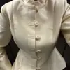 Moda Popular para Mujer de Alta Gama Estilo Chino Nuevo Elegante Chaqueta Abotonada Popular en Aliexpress Europeo y Americano Transfronterizo