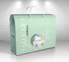 Fabricante de Personalización de Cajas de Color para Colchas de Verano, Personalización de Cajas de Embalaje para Mantas Finas de Oficina, Personalización de Cajas de Regalo para Juegos de Cuatro Piezas de Textiles para el Hogar