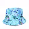 Novo Chapéu de Pescador Estampado de Comércio Exterior Chapéu de Sol da Moda Chapéu de Bacia Solar Feminino Chapéu de Sol Masculino Novo Transfronteiriço