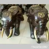 Escultura de Elefante de Cobre Ornamento de Elefante Fundido Traga Riqueza e Tesouro Elefante de Cobre Elefante de Latão Seguro Decorações para Casa e Escritório