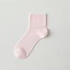 Medias Elásticas Muy Sueltas, Calcetines de Seda de Morera, Frescura de Verano, Seda Ultra-Delgada, Sin Marca, Sin Apretar el Tobillo, Tubo de Longitud Media