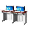 Toklak Flip Computer Desk Monitor Hidden Student Desk School Multimedia Sala de Aula Mesa de Treinamento Madeira de Aço