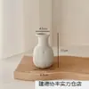 Vaso de Cerâmica Liso Retro Estilo Ins Decoração de Mesa para Sala de Estar Entrada Nórdica Ornamento de Aparador Adereço para Foto*