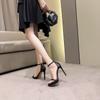 Zapatos de Verano 2025 Nuevos Sandalias Sexy Versátiles de Tacón Super Alto para Mujer