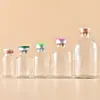 Veta plateada En stock 10-100 ml Botellas de Vidrio Transparente para Belleza Médica, Botellas con Atomizador de Tapa a Presión Ámbar, Botellas para Líquido Esencia de Ácido Hialurónico