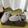 Zapatos Casuales 2026 Nuevos Mary Jane Planos de Punta Redonda con Correa y Piel, Calientes, de Punta Cerrada, Mocasines, Medias Zapatillas para Mujer