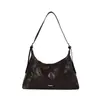 Bolso Bandolera Tote Color Sólido Casual Moda Tendencia 2026 Nuevo Estilo Coreano Simple Gran Capacidad Hombro Único Bolso Axila