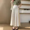 Nueva falda pantalón de maternidad de verano, falda pantalón de pierna ancha de seda de hielo Yamamoto, longitud de nueve puntos, pantalones casuales adelgazantes para mujeres embarazadas