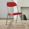 Silla plegable Ins Retro Pana Respaldo vintage Silla de comedor Estudiante universitario Hogar Dormitorio Recámara Silla de computadora Taburete