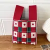 Bolso Tote Nuevo de Moda con Lindo Diseño de Animal, Bolso de Mano Versátil para Mujer, Estilo Coreano y Japonés, Bolso de Punto para Exteriores para Damas