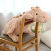 Saite Dudu deitado pequeno dragão voador brinquedo de pelúcia deitado dinossauro boneca macia dormindo travesseiro longo boneca