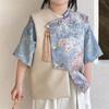 Conjunto de Chaleco y Shorts para Niños 2026 Verano Nuevo Estilo Nuevo Estilo Chino Traje Tang para Niños Hanfu Elegante Estilo Nacional Una Pieza Moderno Venta al por Mayor