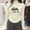 Camiseta Térmica de Manga Larga Estilo Coreano para Mujer Primavera y Otoño 2026 Nuevo Ajuste Delgado Top de Capa Base Engrosado