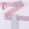 Fita jacquard de flor de amoreira estilo chinês, 2,5CM, suave, usada como acessório para roupas, decoração de casa, cortinas e vários projetos DIY. G3725
