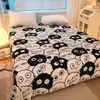 Sábana de algodón lavado de una sola pieza para cama de verano, dormitorio de estudiante, funda de edredón Clase A, tela de sábana de cama individual y doble de verano, sábana para kang de cuatro estaciones