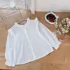 Camisa Rantuo para Niñas 2026 Nuevo Estilo Camisa de Manga Larga Estilo Academia Infantil para Niños Pequeños y Niños Versátil Moderna Transfronteriza