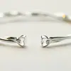 Pulsera de Pareja Anillo de Mobius para Hombres y Mujeres un Par de Tanabata para Novio Novia Pulsera de Cuerda Retorcida Pulsera Sólida