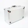 Venta de fábrica maleta de aleación de aluminio lisa plateada equipo de prueba caja de instrumentos caja de maquinaria médica