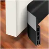 Tira de sellado para parte inferior de puerta transfronteriza, habitación de dormitorio, hueco en la parte inferior de la puerta, insonorizada, a prueba de viento, adhesiva, tira a prueba de viento para hueco en la parte inferior de la puerta